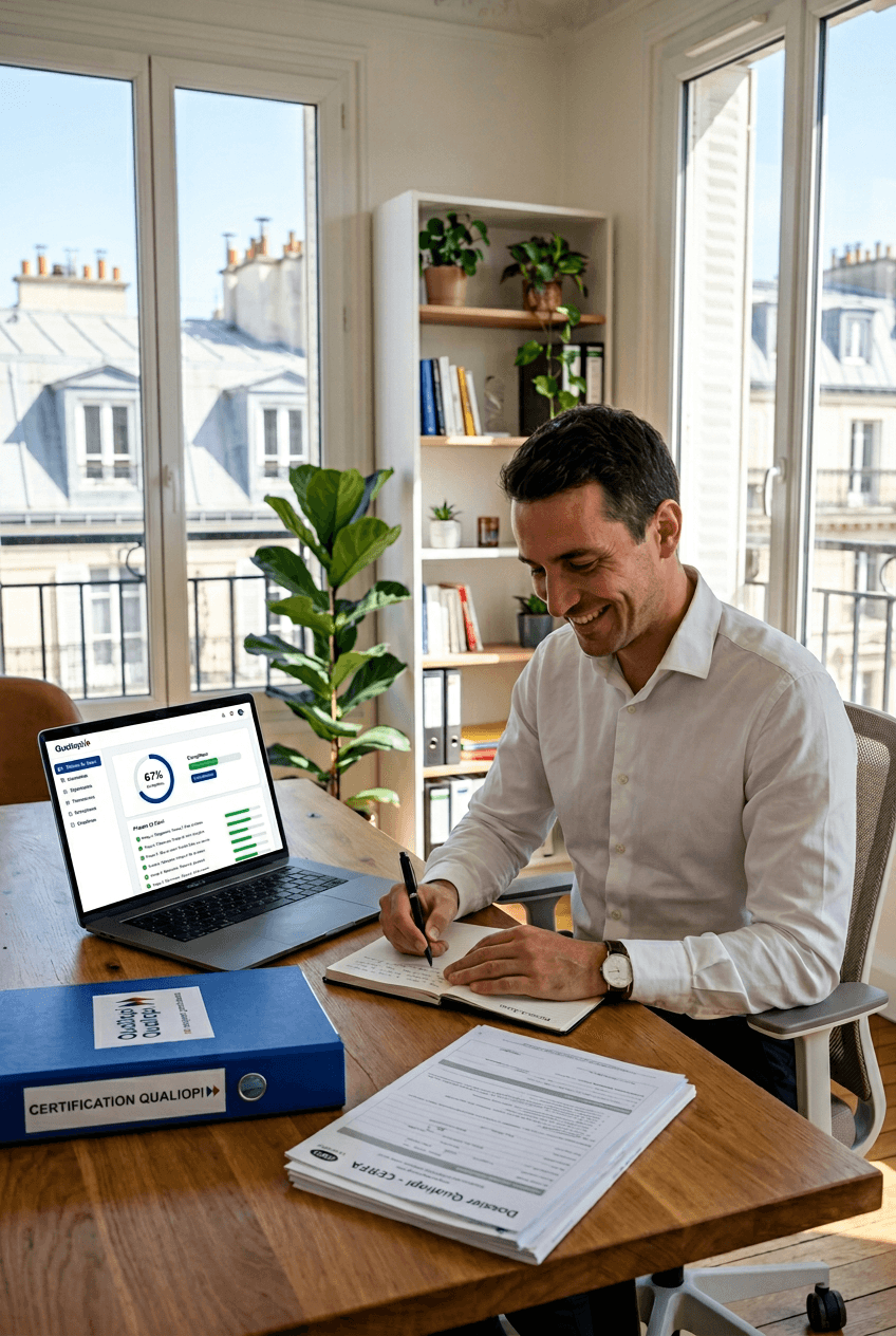 Directeur de CFA travaillant avec CFABuilder